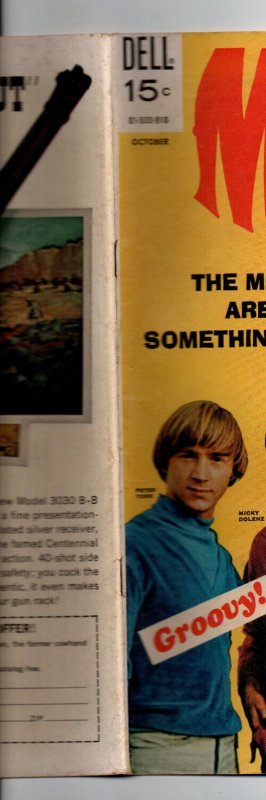 The Monkees #17 Final issue - TV Music - Dell Comics - 1969 - FN