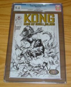 Kong: King of Skull Island #2 CGC 9.6 retailer incentive sketch variant cover B