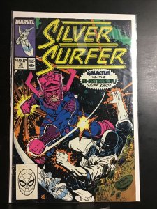 SILVER SURFER #18 (VF+) 1988 GALACTUS VS. the IN-BETWEENER COVER & APPEARANCE