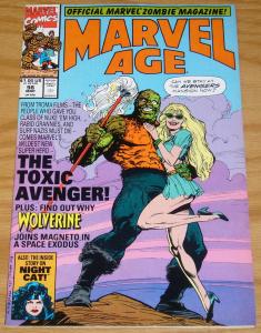 Marvel Age #98 VF- Marvel | toxic avenger preview pre-dates #1