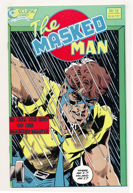 Masked Man (1984) #12 NM Last issue of the series