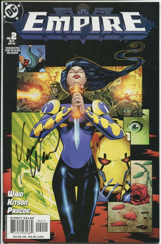 Empire #2 ~ signed by Mark Waid ~ 2003 (Grade 9.2) WH