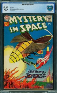 Mystery in Space #67 (1961) CBCS 5.5 FN-