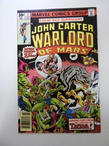 John Carter Warlord of Mars #1 (1977) FN condition subscription fold