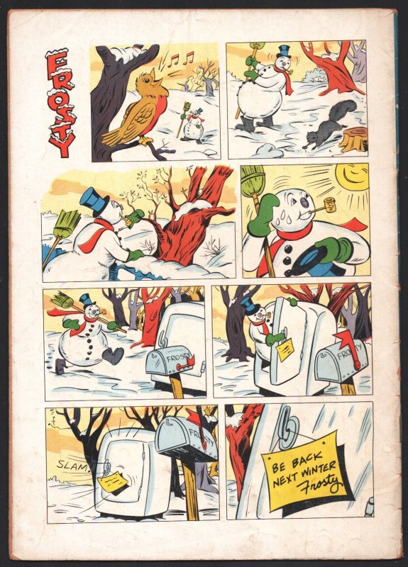 Frosty The Snowman-Four Color Comics #359 1951-Dell-1st issue-Santa Claus