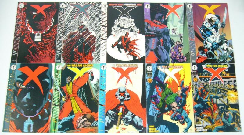 X #1-25 VF/NM complete series + (4) more dark horse comics greatest world set