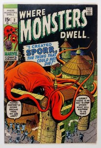 Where Monsters Dwell #2 (4.0, 1970)