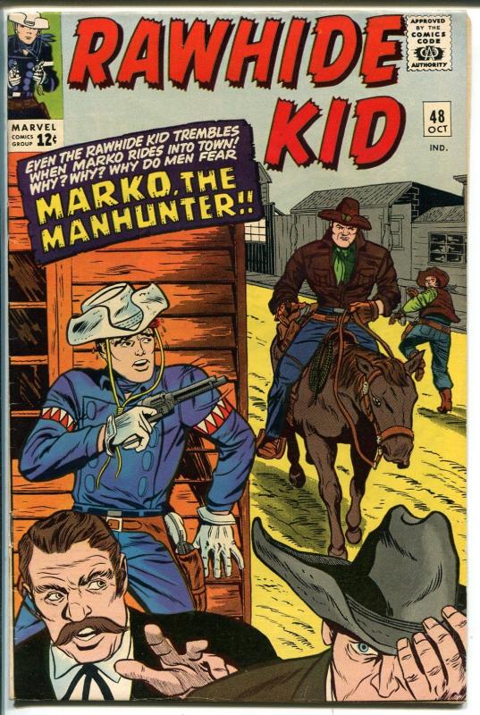 Rawhide Kid #48 1965-Marvel-Marko the Manhunter-VF