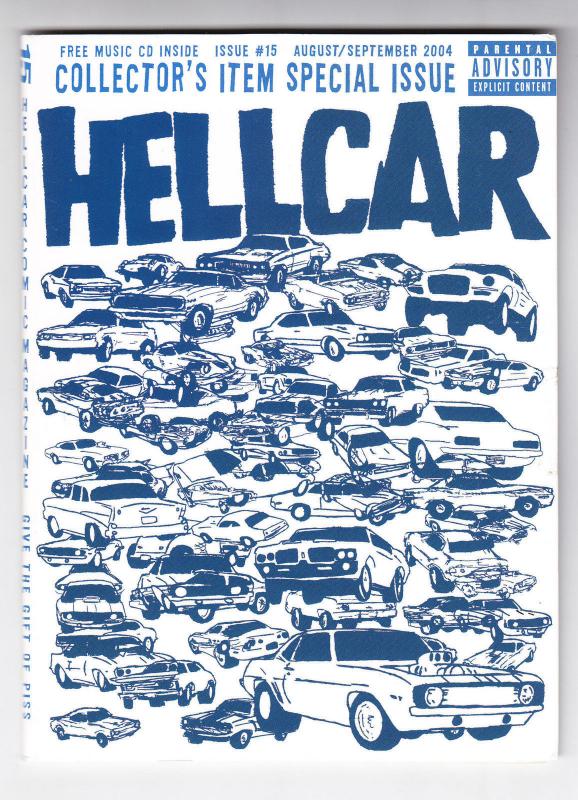 Hellcar #15 VF/NM comes with cd RISE AGAINST seether with amy lee EVERLAST