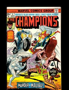 Lot of 6 The Champions Marvel Comic Books #2 3 4 5 6 7 GK18