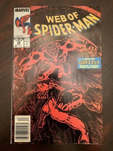 Web of Spider-Man #58 Newsstand Edition (1989) - NM