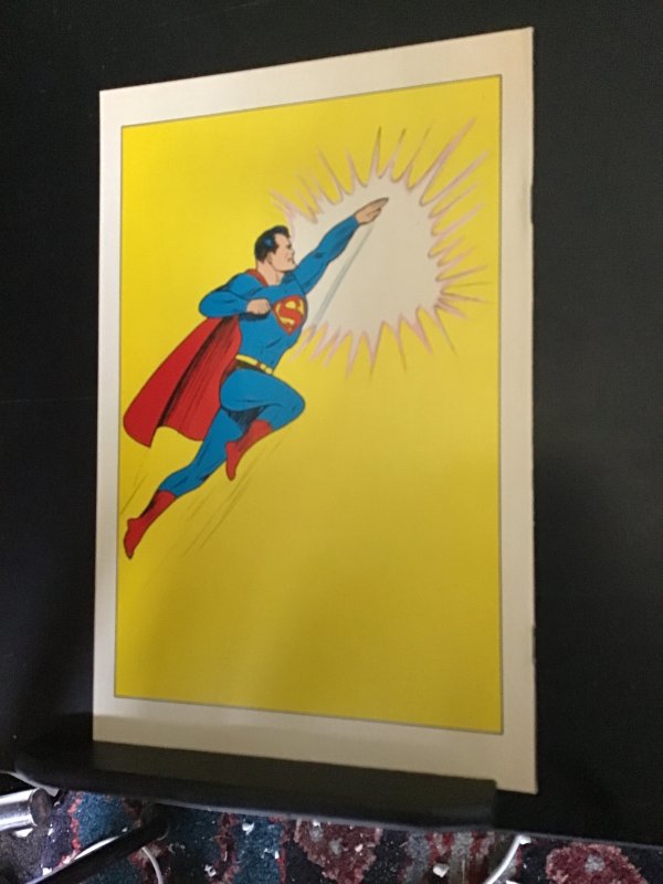 Famous First Edition #1 (1974) Action comics 1 reprint SIGNED Jerry Siegel! WOW!