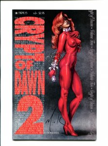 Dawn 2PC - Crypt of Dawn #2 + Pin-up Goddess Limited , Signed (9.0/9.2) 1997