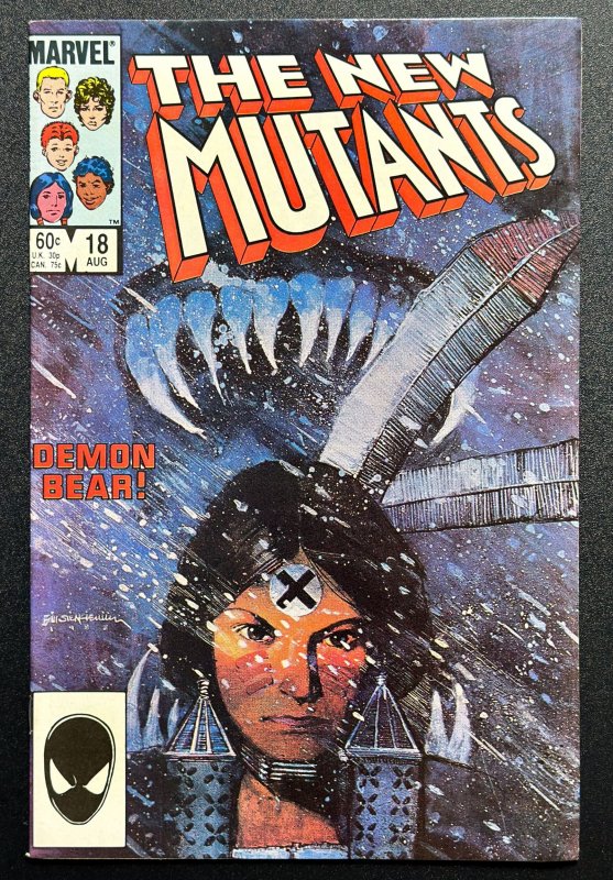 The New Mutants #18 (1984) 1st App Warlock/1st App Demon Bear - NM!