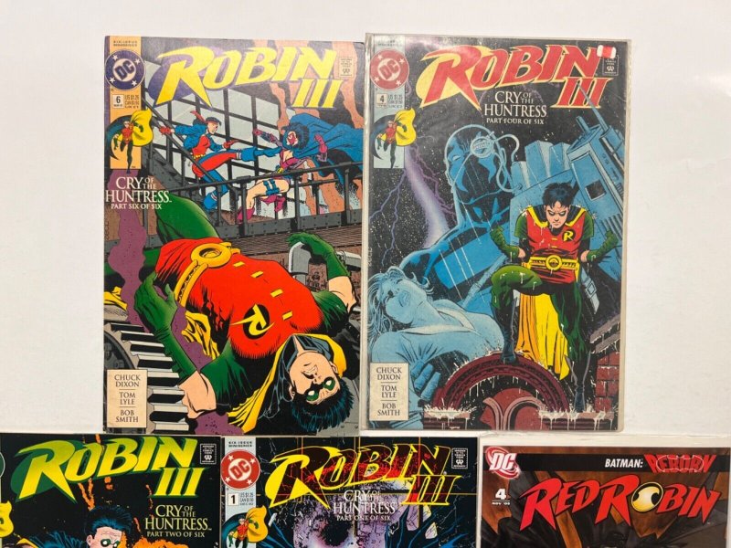 5 Robin DC Comic Books # 1 2 4 4 6 Batman Superman Wonder Woman Robin 73 JS43