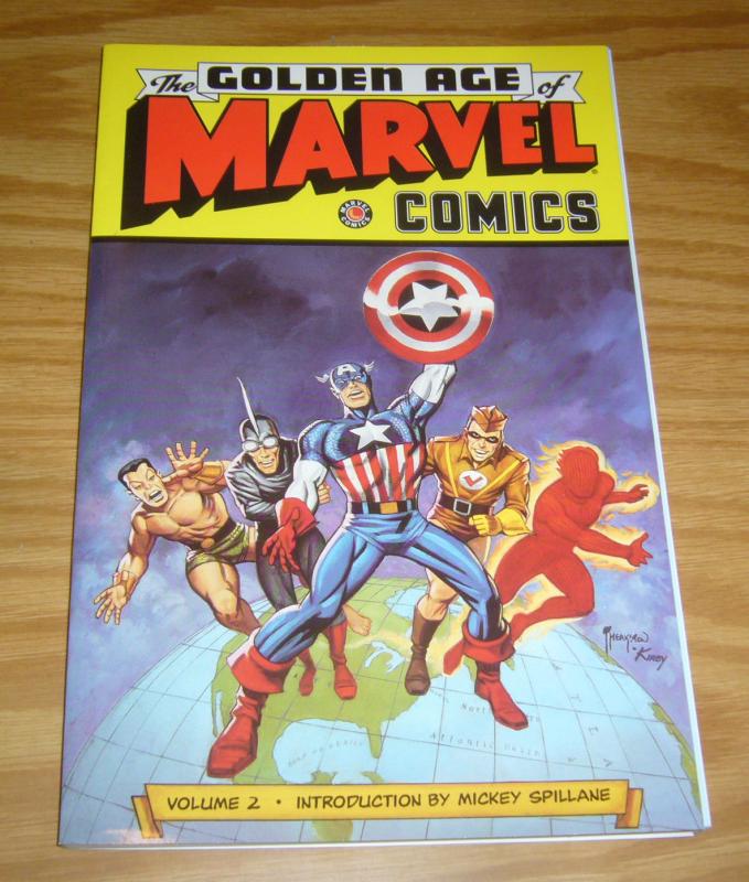 Golden Age of Marvel Comics TPB 2 VF/NM captain america - mickey spillane intro