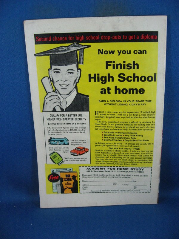 SGT FURY 67 F VF  1969 MARVEL WAR