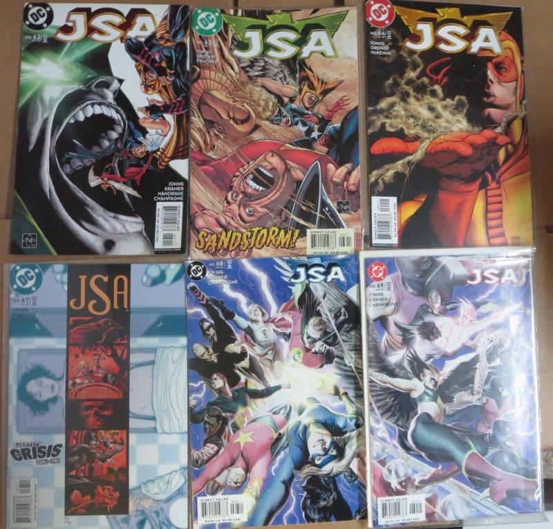 JSA Lot of 48 diff DC comics books 1999-2006 VF-NM Justice Society Shazam VF-NM