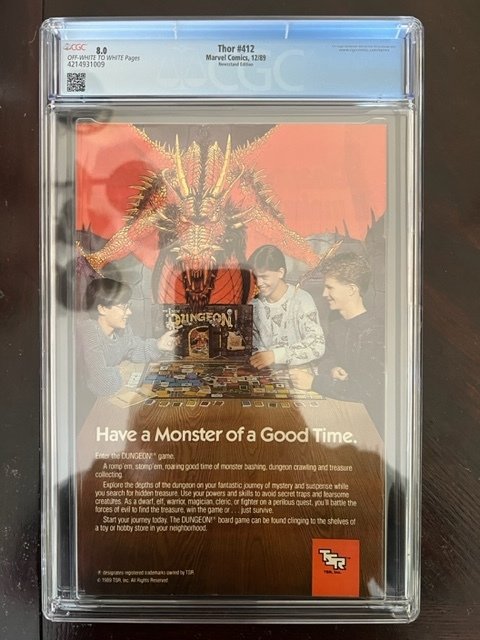 The Mighty Thor #412 (1989) - CGC 8.0 - 1st New Warriors!