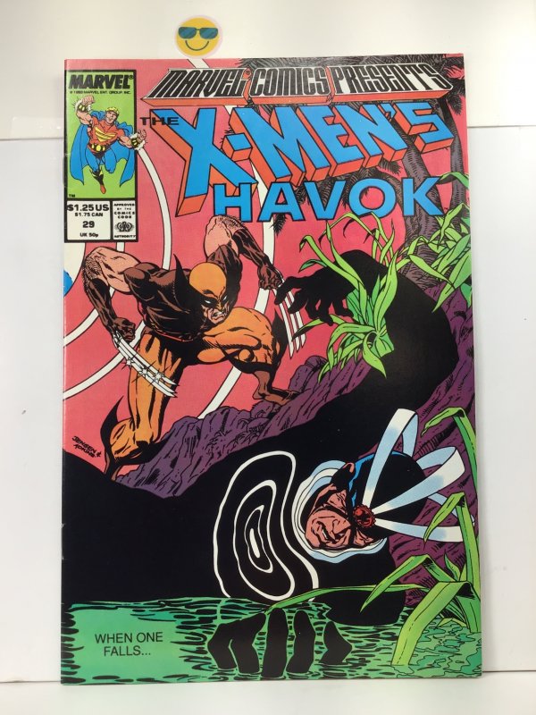 Marvel Comics Presents #29 (1989) X-men Havok Wolverine