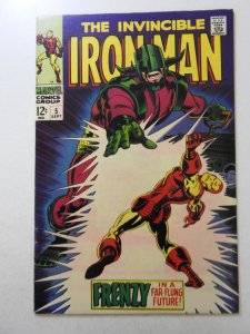Iron Man #5 (1968) Beautiful VF-NM Condition!
