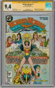 Wonder Woman #1 Direct Edition (1987) CGC 9.4 SIGNED