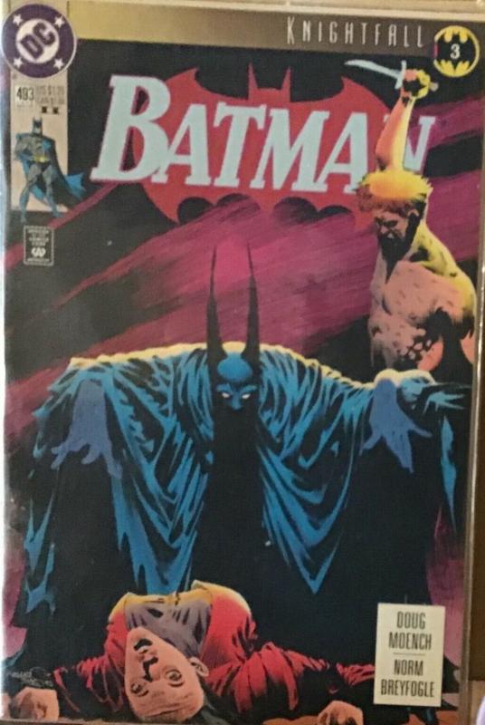 BATMAN DC 7 KNIGHTQUEST ISSUES #492-495 497-500 NM 1 KNIGHTFALL#503  8 BOOK LOT