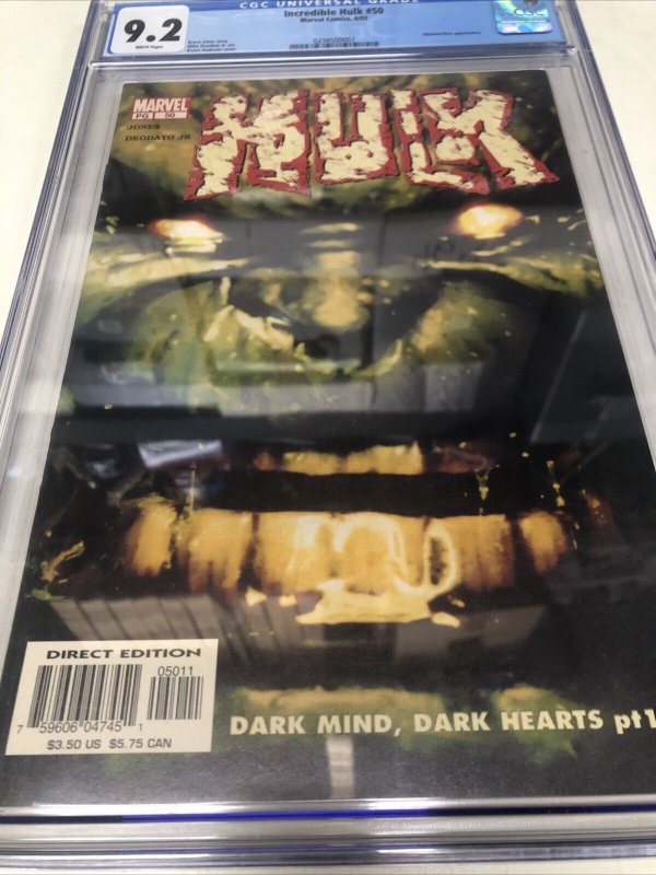 Incredible Hulk (2003) # 50 (CGC 9.2) Bruce Jones • Mike Deodato Jr. • Andrews