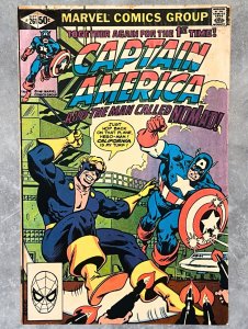 Captain America #261 (1981) Nomad — Mike Zeck Cover — Low Grade Direct Marvel