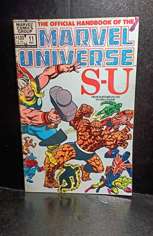 The Official Handbook of the Marvel Universe #11 Direct Edition (1983)