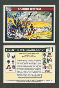 1990 Marvel Comics Card  #120 ( X-Men Savage Land)  NM-MT++