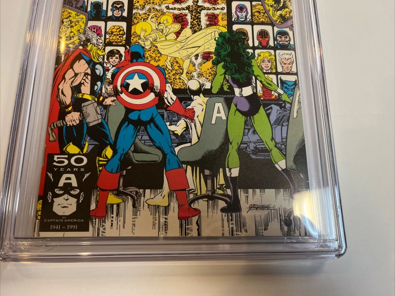 Infinity Gauntlet (1991) # 2 (CGC 9.8 SS WP)  Signed By Jim Starlin ! 