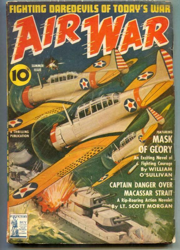 Air War Pulp summer 1942- Captain Danger Over Macassar