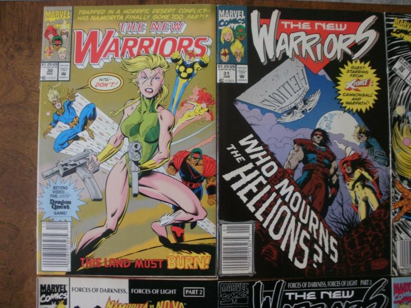 6 MARVEL Comic: THE NEW WARRIORS #30 31 32 33 34 35