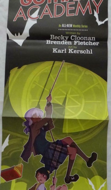 GOTHAM ACADEMY Promo Poster, 12 x 34, 2014, DC,  Unused more in our store 340