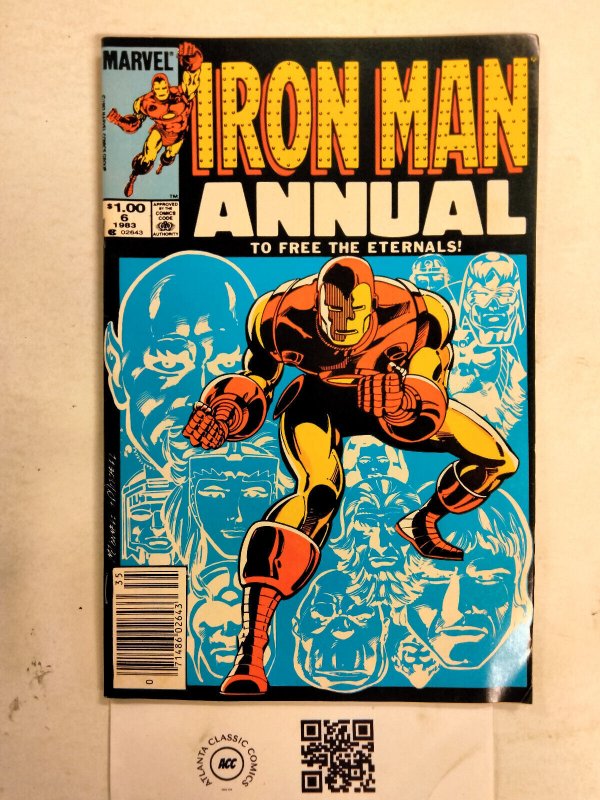 Iron Man Annual #6 NM Marvel Comic Books Avengers Champions Eternals 24 HH28