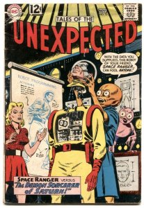 Tales of The Unexpected #74 1962-DC-Space Ranger- G/VG