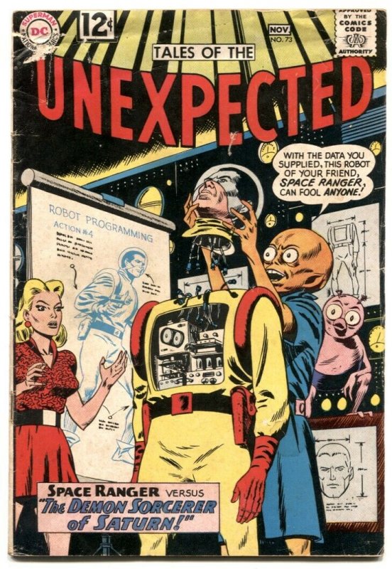 Tales of The Unexpected #74 1962-DC-Space Ranger- G/VG