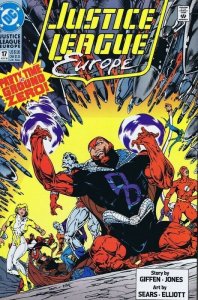 Justice League Europe #17 ORIGINAL Vintage 1990 DC Comics