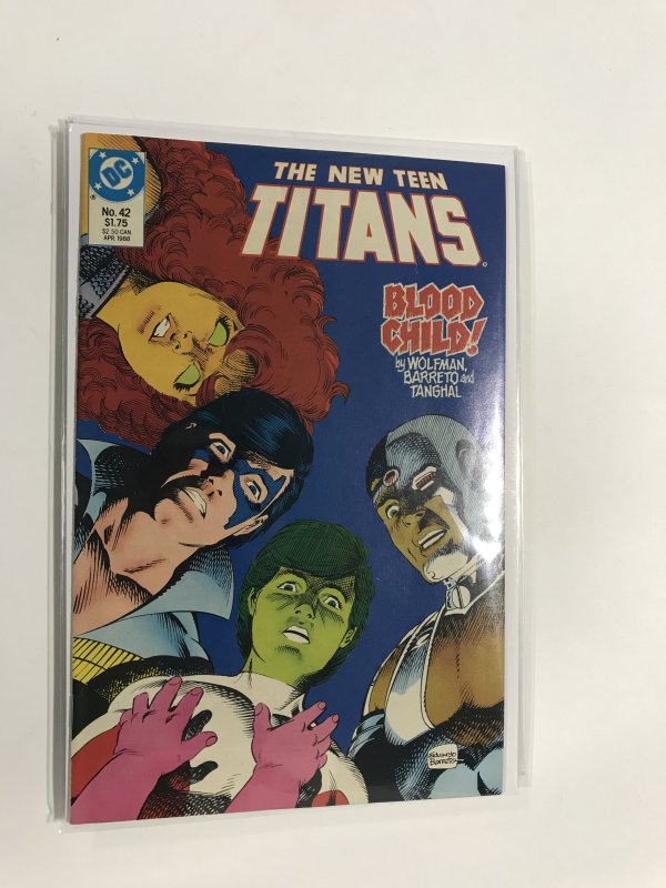 The New Teen Titans #42 (1988) Teen Titans FN3B222 FINE FN 6.0