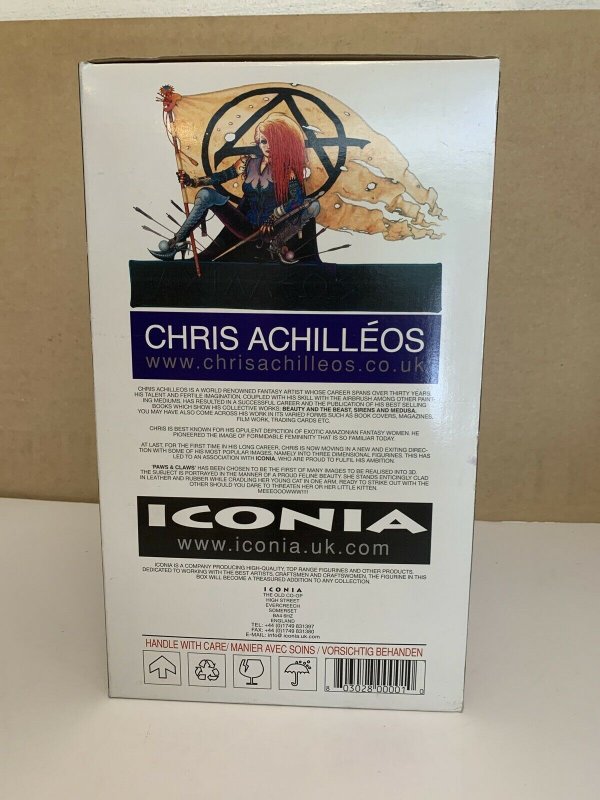 Chris Achilleos: 2D to 3D Paws & Claws Statue 13” Limited 76/3000 ICONA