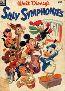 Silly Symphonies #3 GD ; Dell | low grade comic 1954 Walt Disney's Donald Duck