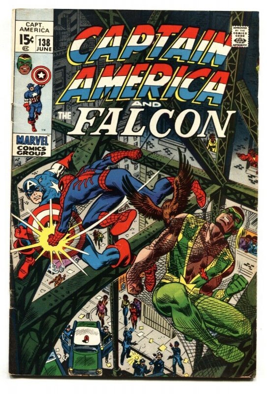 CAPTAIN AMERICA #138 1971-FALCON-MARVEL COMICS