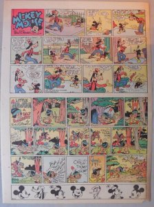 Mickey Mouse Sunday Page by Walt Disney from 3/23/1941 Tabloid Page Size 