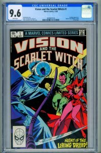 Vision and the Scarlet Witch #1 -- CGC 9.6 -- 1982 -- comic book -- Marvel --...