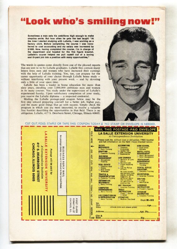 CAPTAIN MARVEL #27 comic book-1st EROS-1973-BRONZE FN+