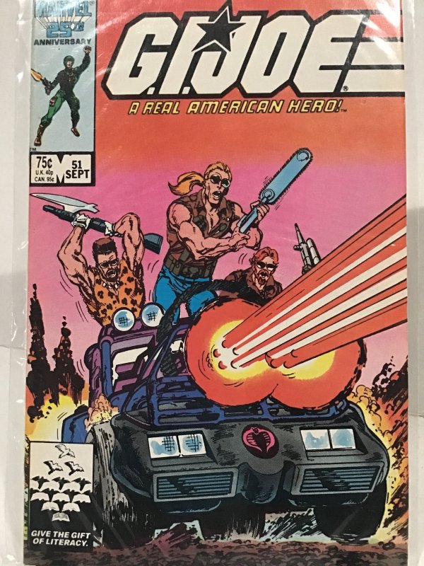 G.I. Joe: A Real American Hero #51 Second Printing Variant (1986)