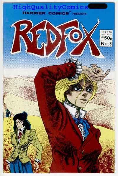 REDFOX #3, NM, Femme Fatale, Good Girl, 1986, Harrier, more indies in store