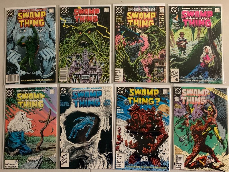Swamp Thing comics lot #1-65 + 2 annual 49 diff avg 7.0 (1982-87)