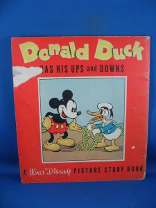 DONALD DUCK HAS HIS UPS AND DOWNS VG+ 1937